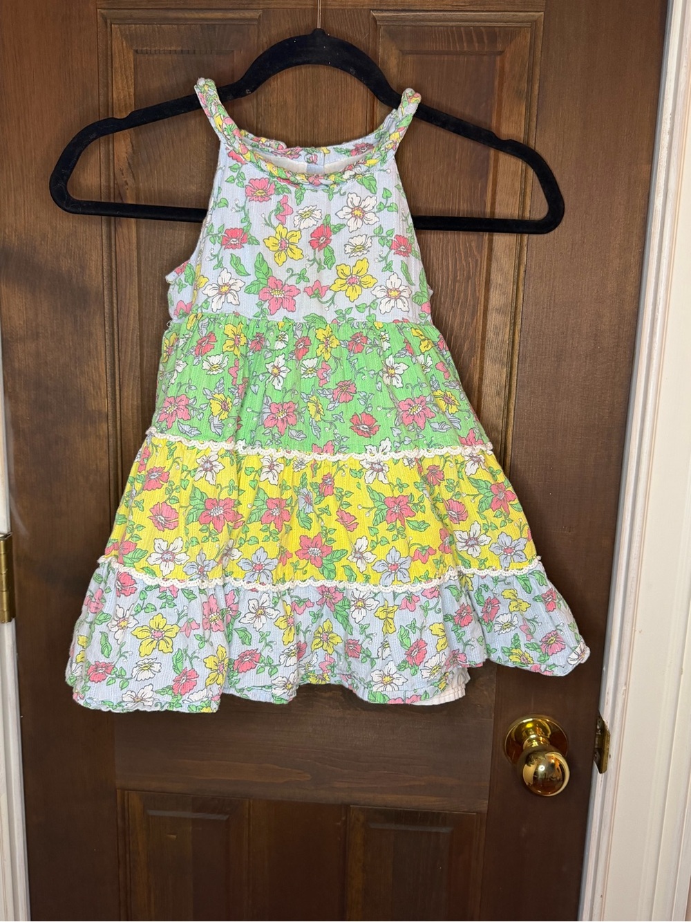 Haute Hippie Kids 5T Floral Tiered Boho Sundress - VGUC